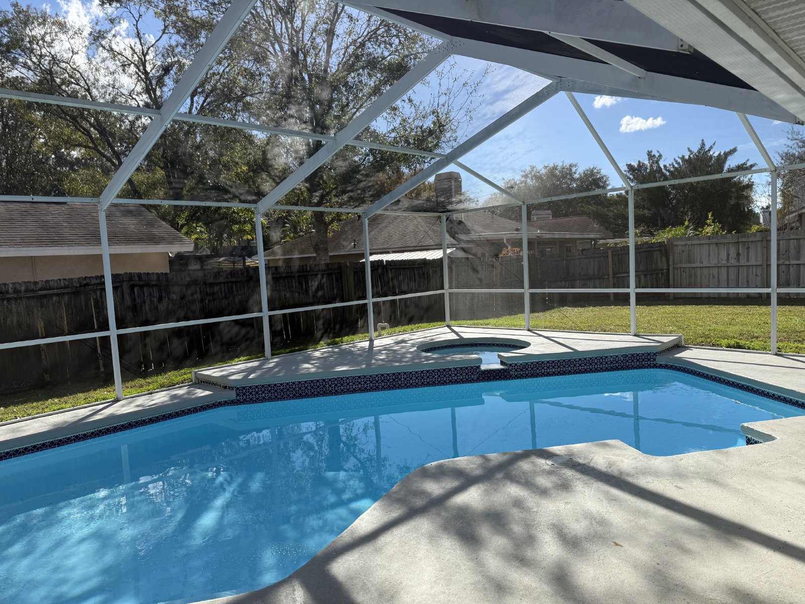 Gorgeous 4/2/2 Pool Home With Wood Floors On 1/2 Acre property image